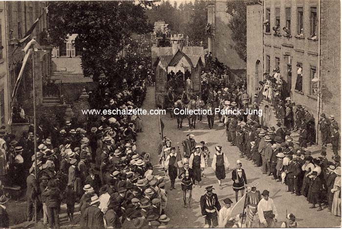 Histor.-Allegorischer Festzug 1910 12 cp