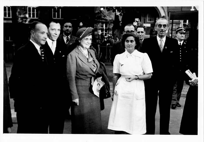 Cinquantenaire 1956 018 visit of the US Ambassador Mrs Pearl Mesta
