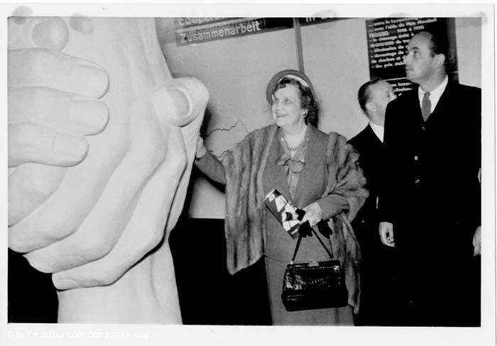 Cinquantenaire 1956 021 visit of the US Ambassador Mrs Pearl Mesta
