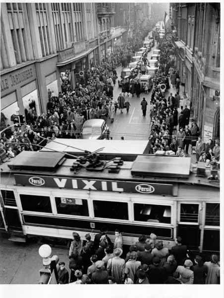 Tramways intercommunaux  TICE inauguration 1927 01 Esch-Differdange