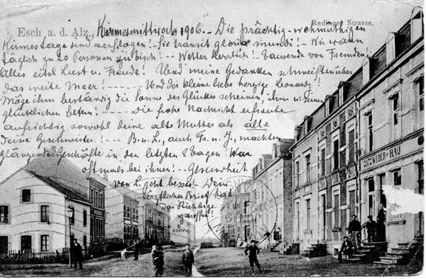Canal rue du 1906 02 Redingerstrasse